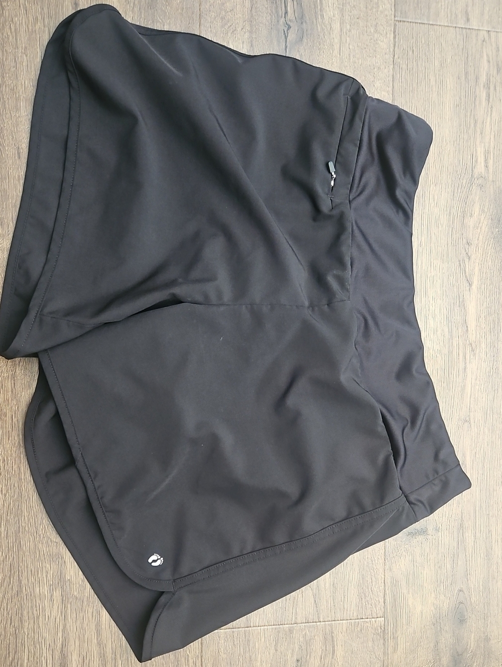 Hang Ten Black Athletic Shorts with UV Protection